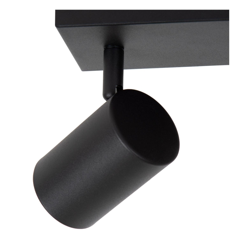 Lucide AMIGO - Ceiling spotlight - 3xGU10 - Black